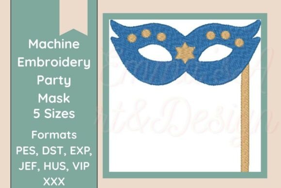 Elegant Party Mask Embroidery Design Review