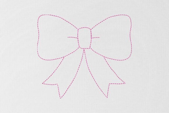 Pink Valentine’s Day Bow Embroidery Review