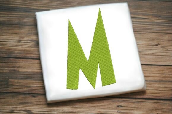 Review: Alphabet Letter M Machine Embroidery Design for Holiday Crafts