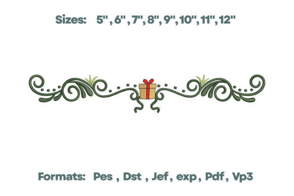 Review: Christmas Gift Scroll Border Embroidery