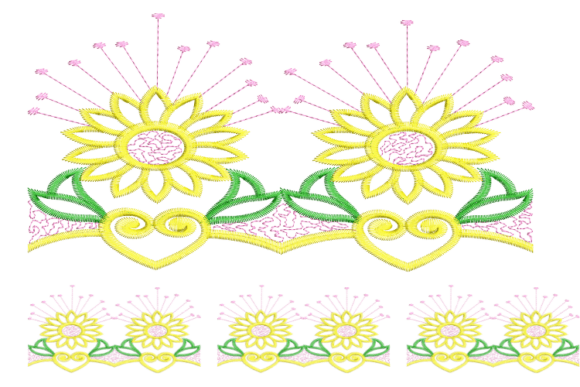 Review: Floral Motif Embroidery Border Design
