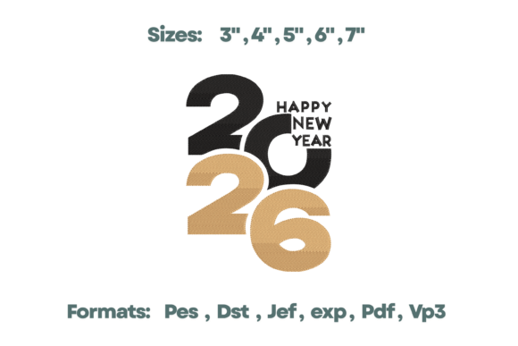 Review: Happy New Year Banner Laurel Embroidery