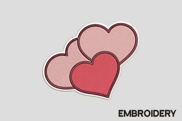 Review: Valentine Hearts Embroidery Design for Merch