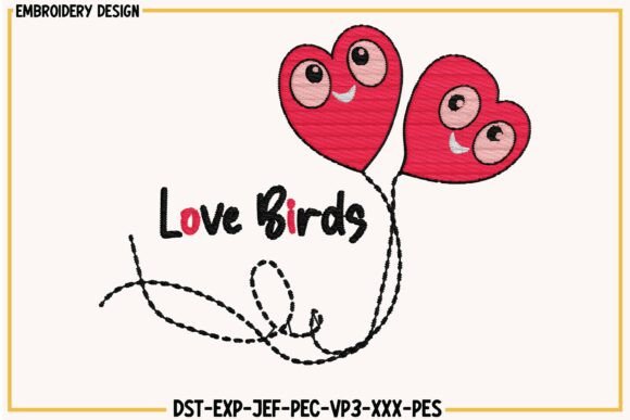 Review: Valentine Love Birds Embroidery Design