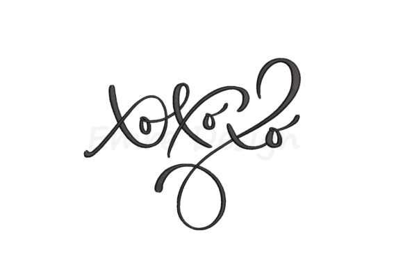 Review: XOXO Embroidery Design for Valentine’s Day