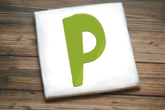 Reviewing Alphabet Letter P Machine Embroidery Design
