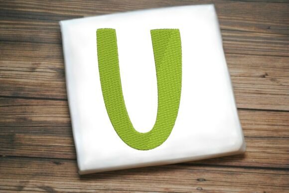 Reviewing the Alphabet Letter U for Holiday Embroidery
