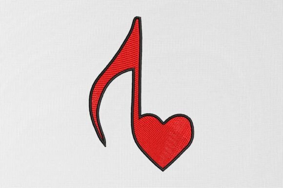 Reviewing the Love Music Note Embroidery Design