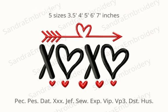 Reviewing the Xo Xo Embroidery Design for Gifts