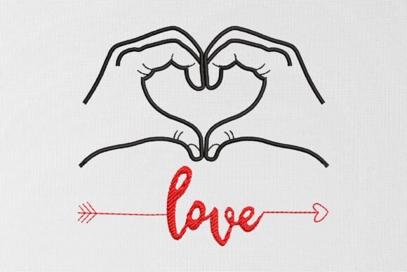 Reviewing Valentine s Love Hand Embroidery Design